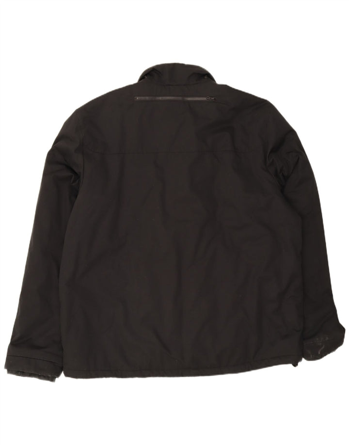 Adidas Herren Windjacke UK 44 2XL Schwarz Baumwolle