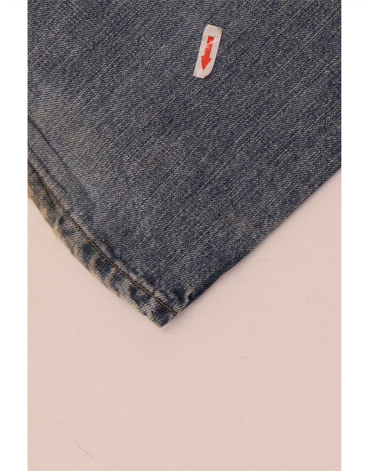 Lee Herren Seattle Distressed Straight Jeans W34 L36 Blau
