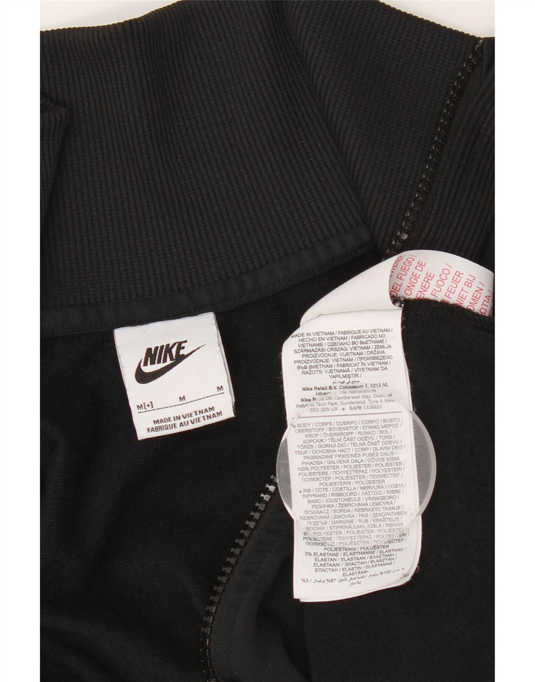 Nike Mädchen-Trainingsanzug, 10–11 Jahre, mittleres schwarzes Polyester