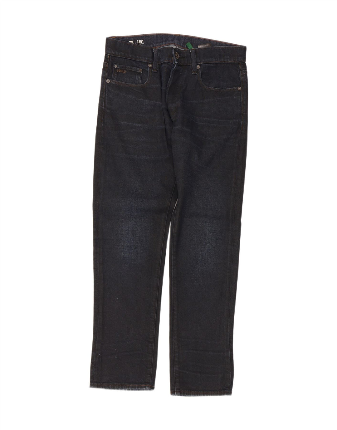 G-Star Herren 3301 Slim Jeans W29 L30 Marineblau Baumwolle