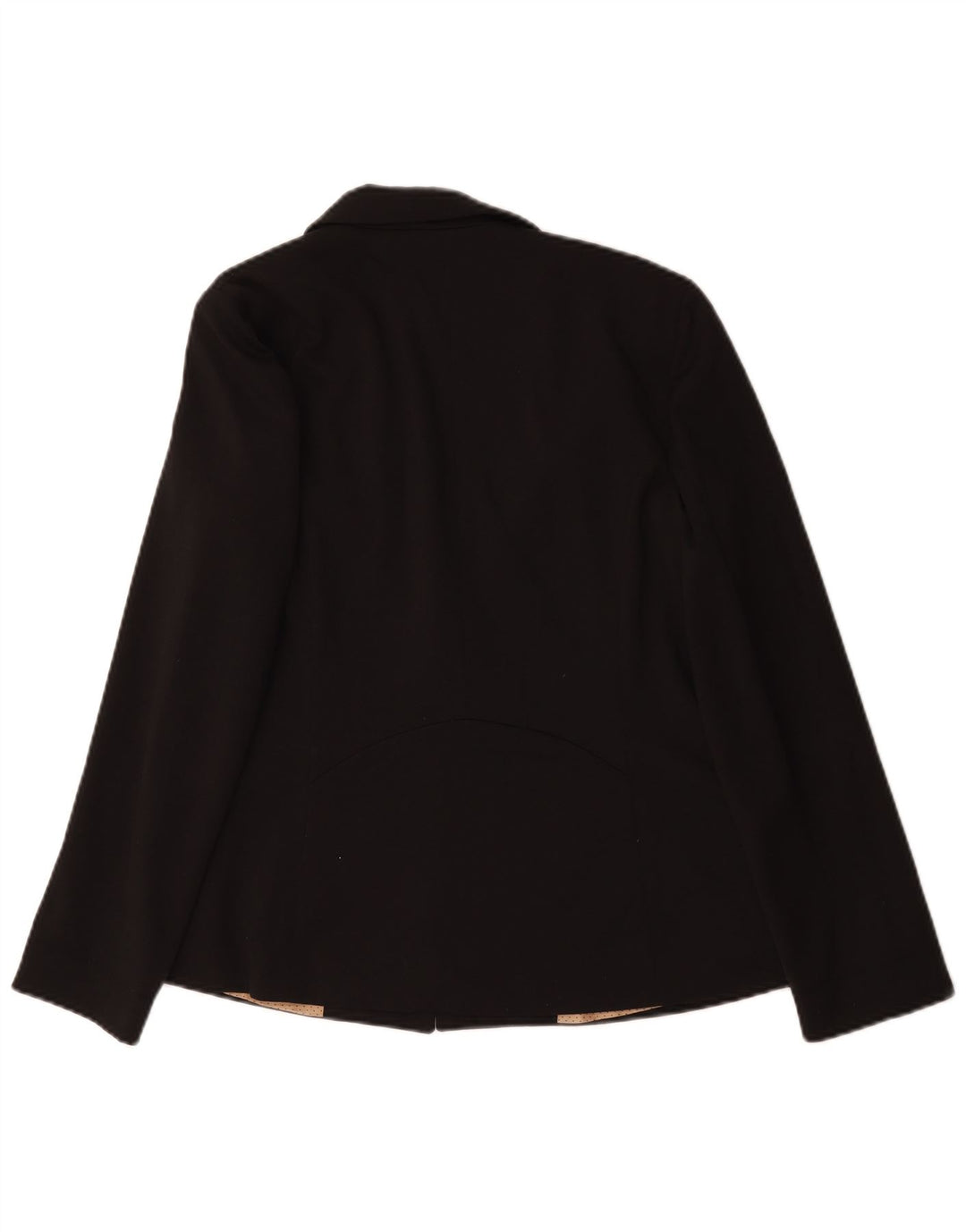 Oasis Damen-Blazerjacke mit 1 Knopf, UK 12, Mittelschwarz, Polyester