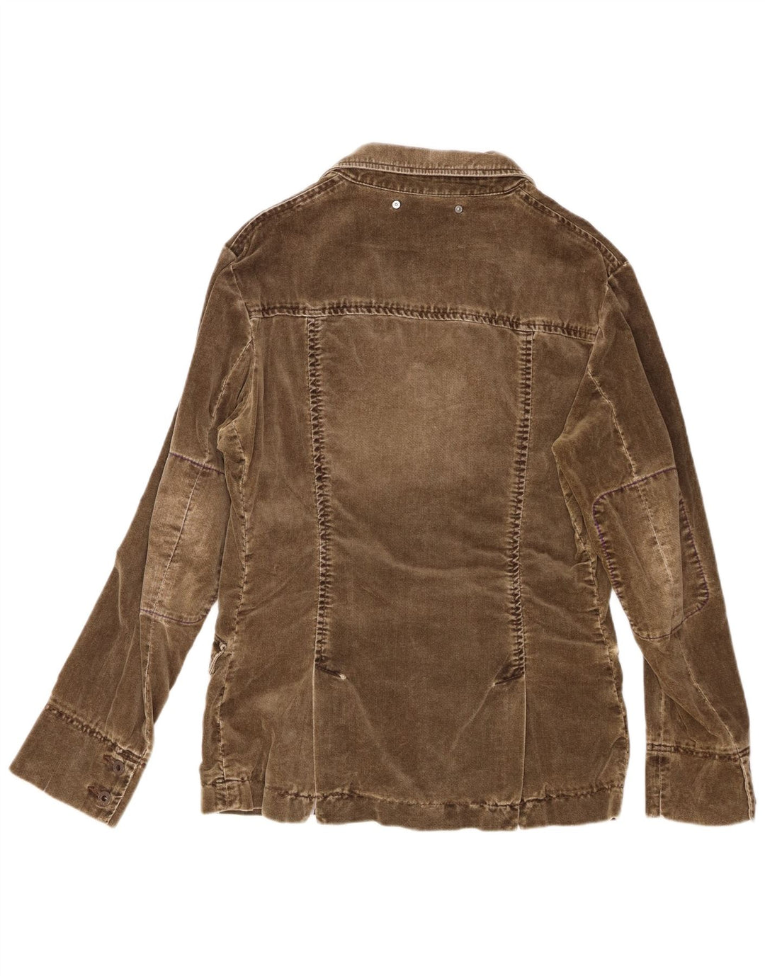 Guess Herren-Blazer mit 2 Knöpfen, UK 38, mittelbraune Baumwolle