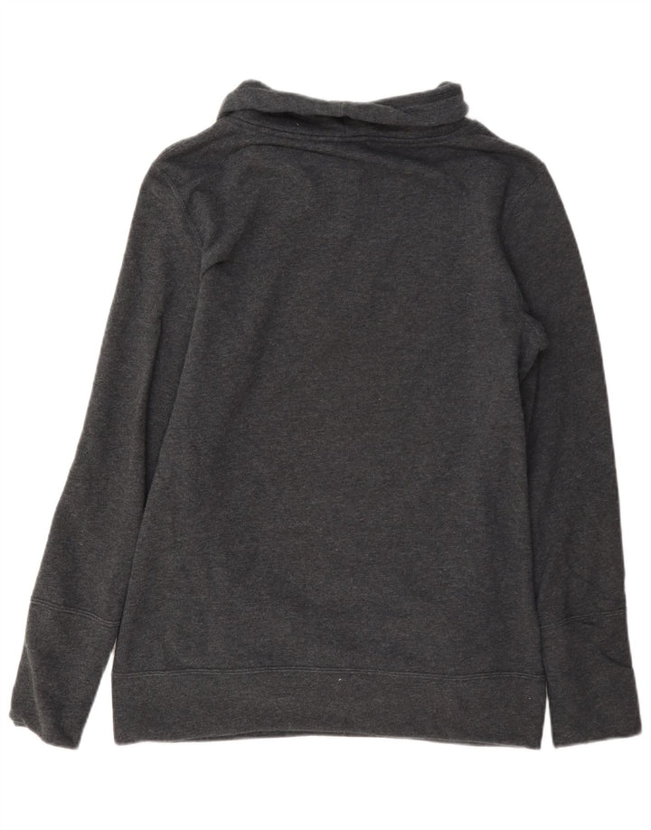 Puma Damen Graphic Sweatshirt Pullover UK 12 Mittelgraue Baumwolle