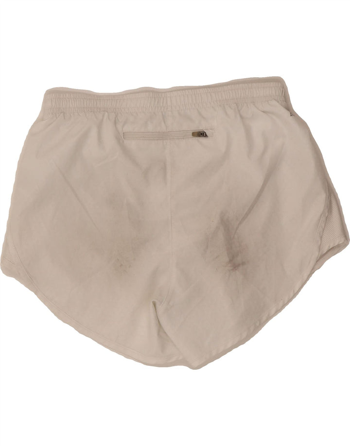 NIKE Womens Dri Fit Sport Shorts UK 6 XS  White Polyester Vintage Nike and Second-Hand Nike from Messina Hembry 