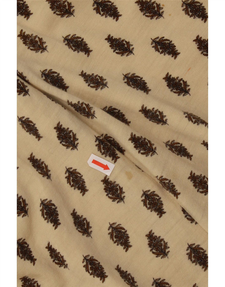 Vintage Damen A-Linie Rock W40 2XL Beige Floral