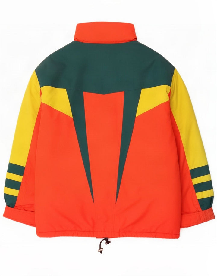 Fila Herren Grafik-Skijacke IT 50 Large Orange Colourblock Polyester