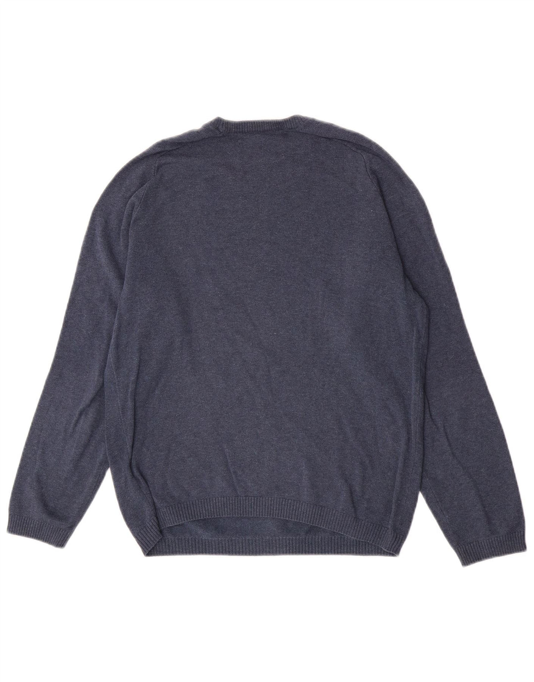 Penguin Herren-Pullover mit Rundhalsausschnitt, Größe S, Blau, Baumwolle