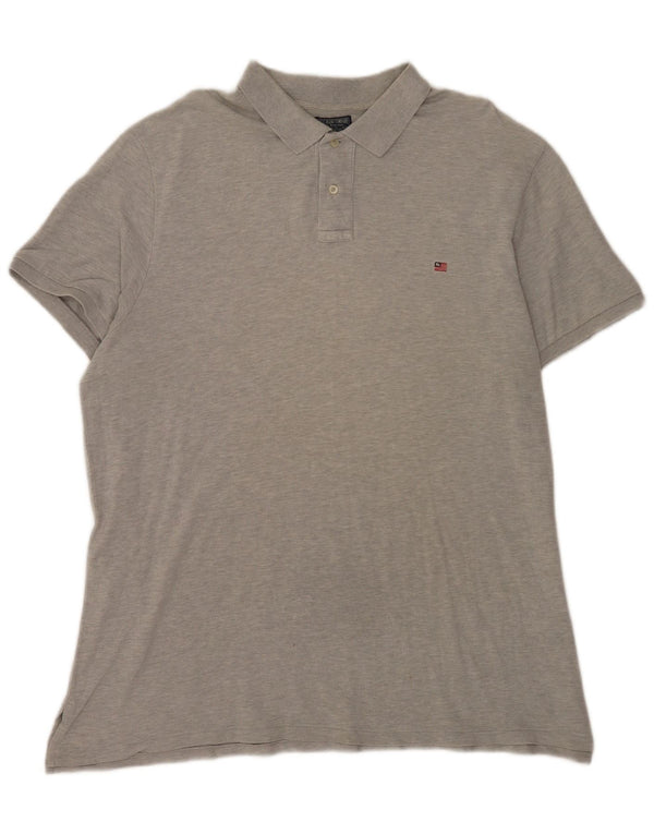 Polo Ralph Lauren Herren Poloshirt 2XL Grau Baumwolle