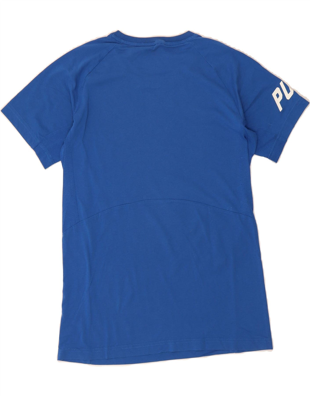 PUMA Mens Graphic T-Shirt Top Medium Blue Vintage Puma and Second-Hand Puma from Messina Hembry 
