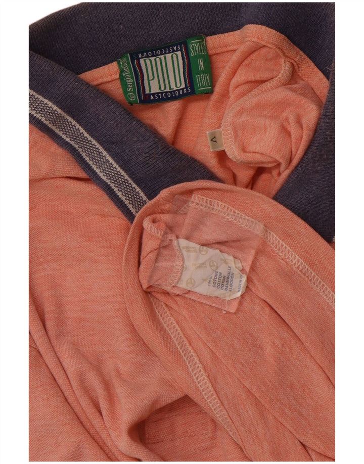 SERGIO TACCHINI Herren-Poloshirt, groß, rosa Baumwolle