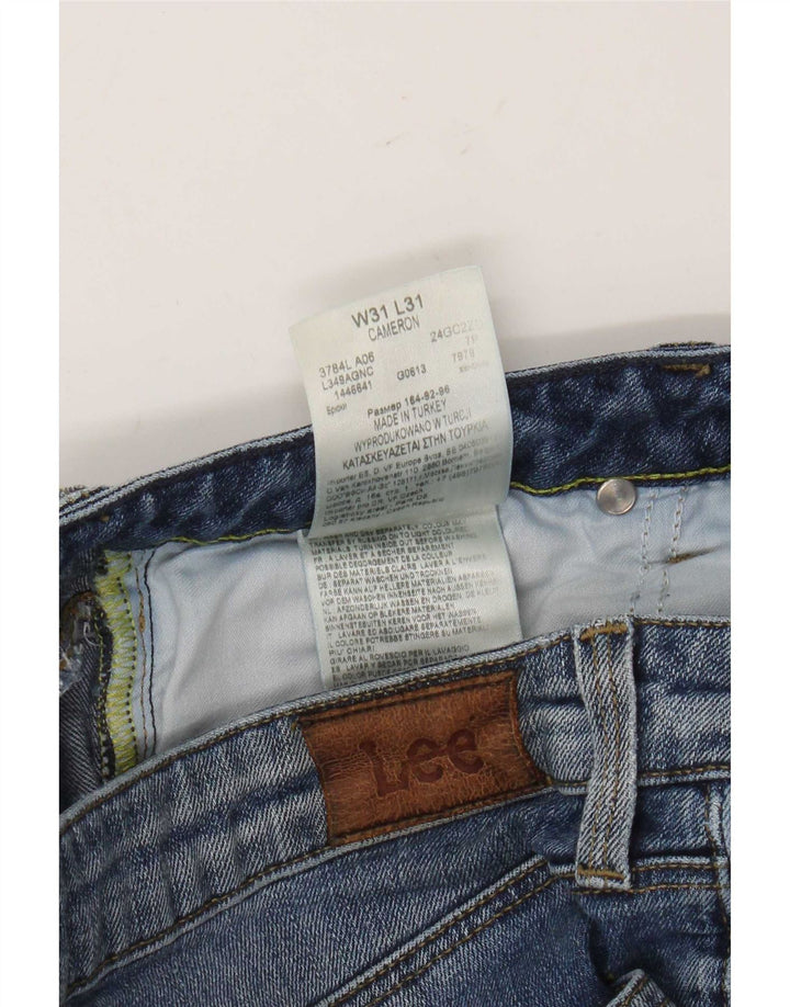 Lee Damen Cameron Bootcut Jeans W31 L31 Blaue Baumwolle
