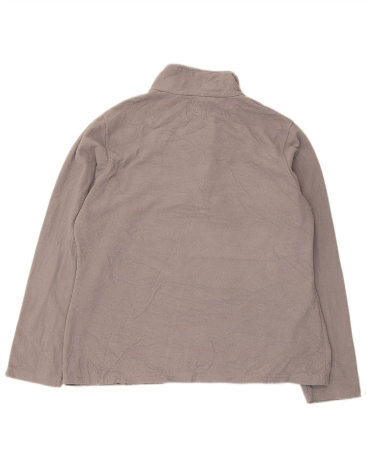 Mountain Warehouse Damen-Fleecepullover mit Reißverschluss am Hals, UK 16, Größe L, Grau, Polyester