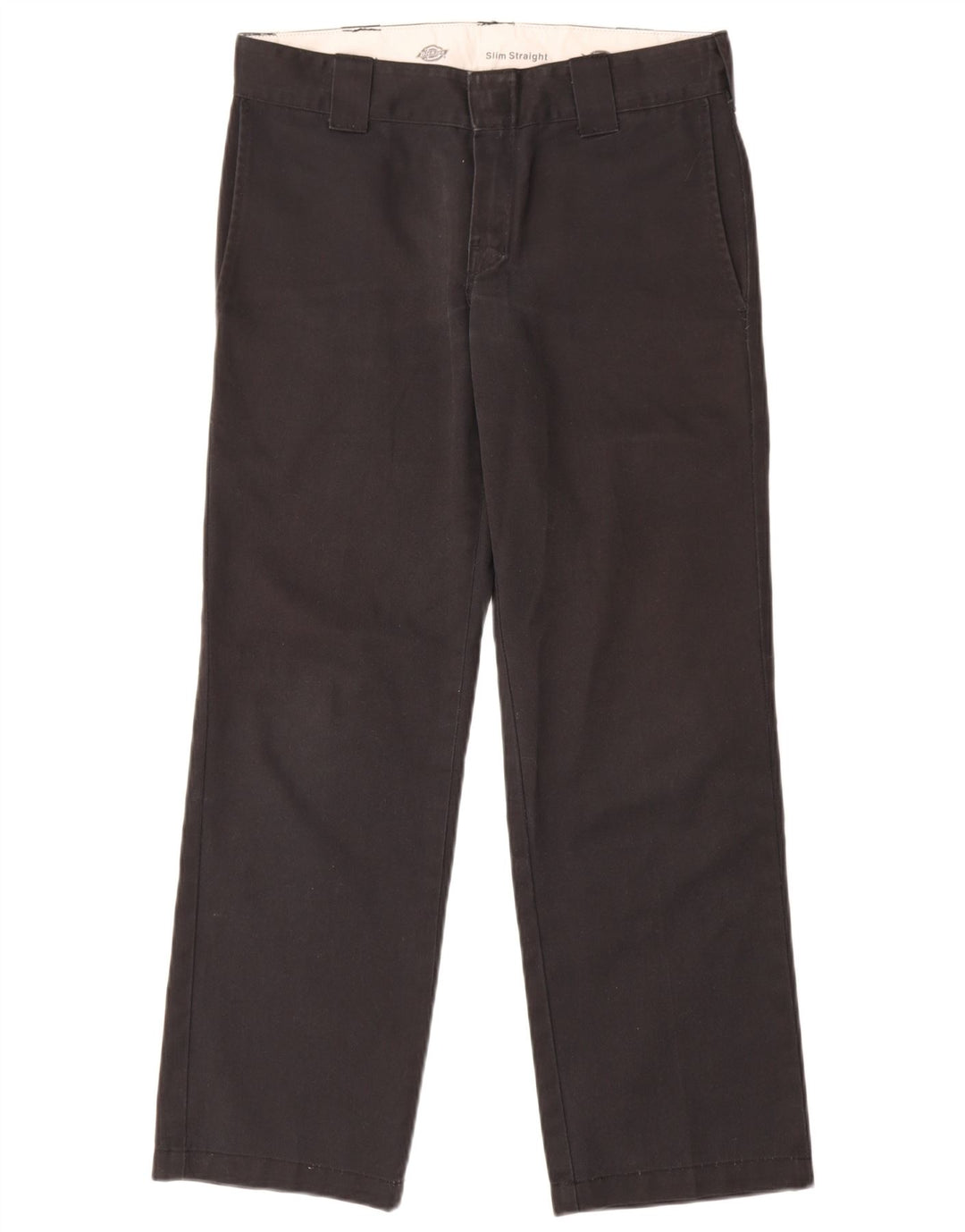 Dickies Herren Slim Straight Chino Hose W30 L30 Schwarz Polyester
