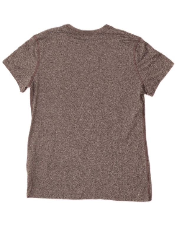 NIKE Mädchen-T-Shirt mit Grafik, 13–14 Jahre, XL, grau geflecktes Polyester