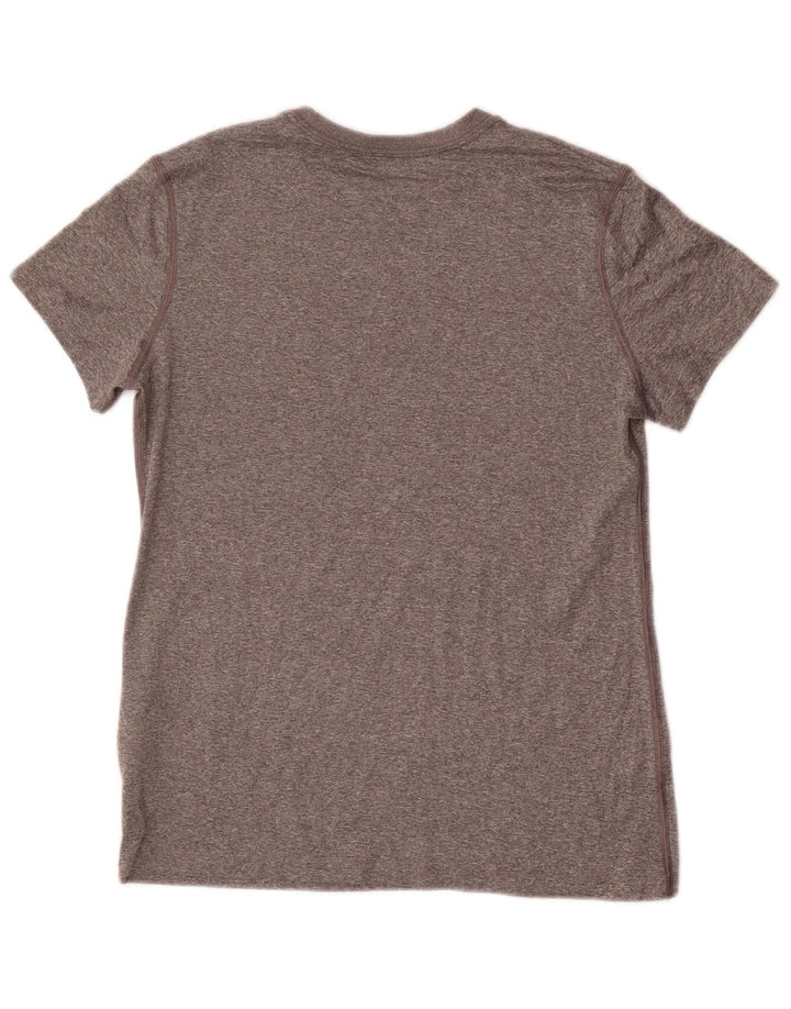 NIKE Mädchen-T-Shirt mit Grafik, 13–14 Jahre, XL, grau geflecktes Polyester