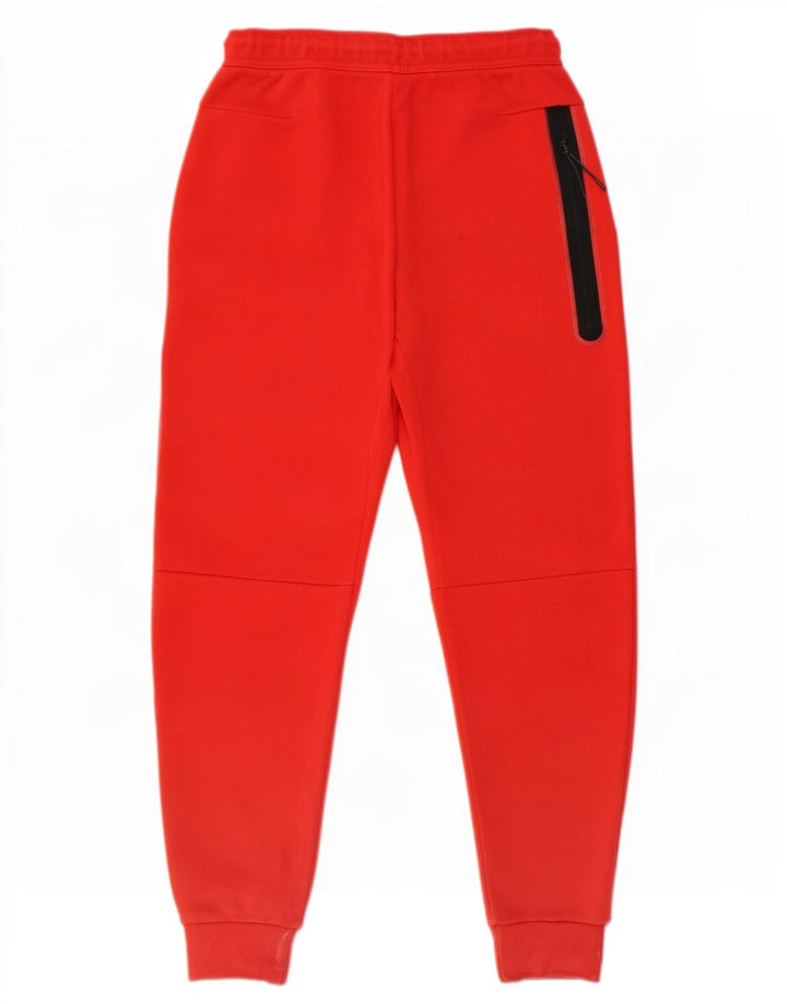 Nike Herren-Trainingshose, Jogginghose, Größe S, rote Baumwolle