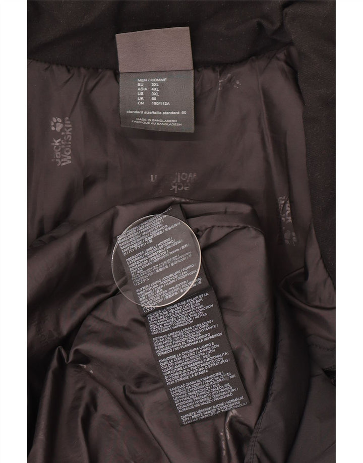 Jack Wolfskin Herren Liner Wattierte Jacke UK 50 3XL Schwarz Polyester