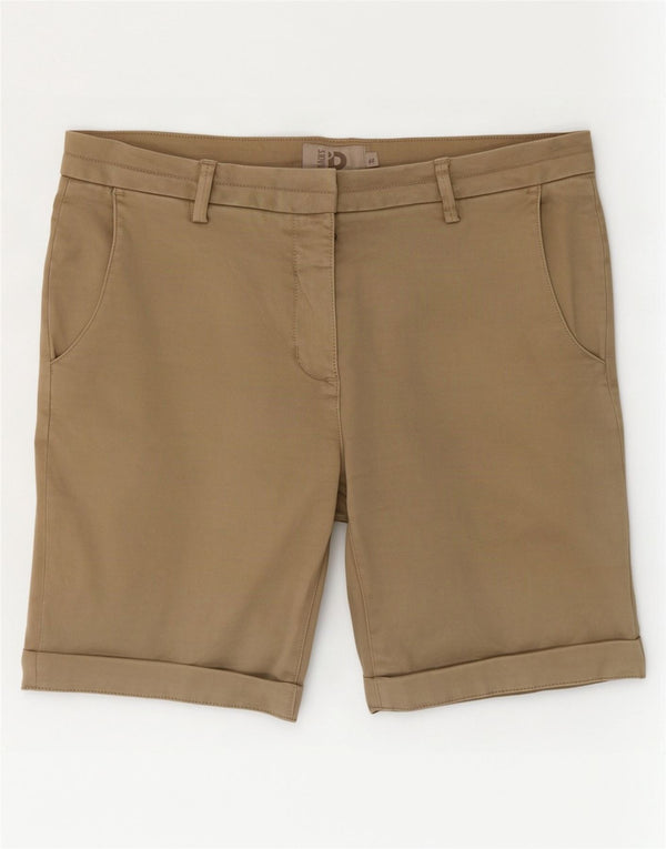 Dack's Damen Chinoshorts IT 44 Medium W32 Beige Baumwolle