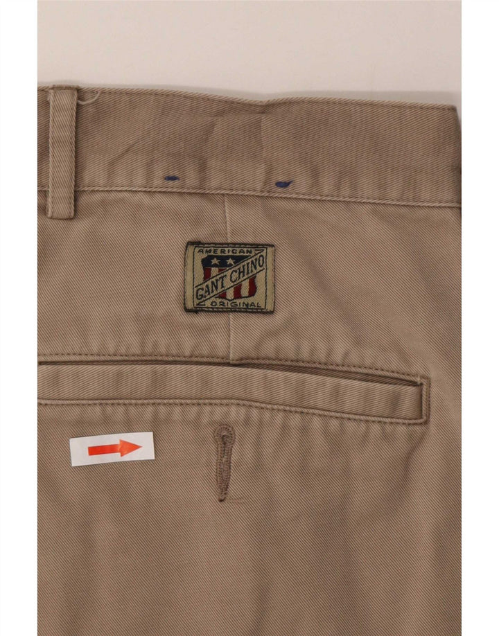 Gant Herren Chino-Shorts mit Pegged, Größe L, W36, Beige