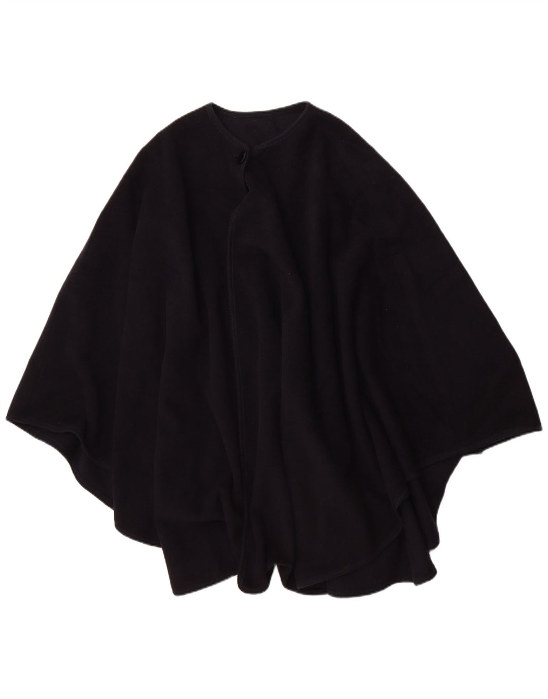 Vintage Damen Poncho Mantel Einheitsgröße Marineblau