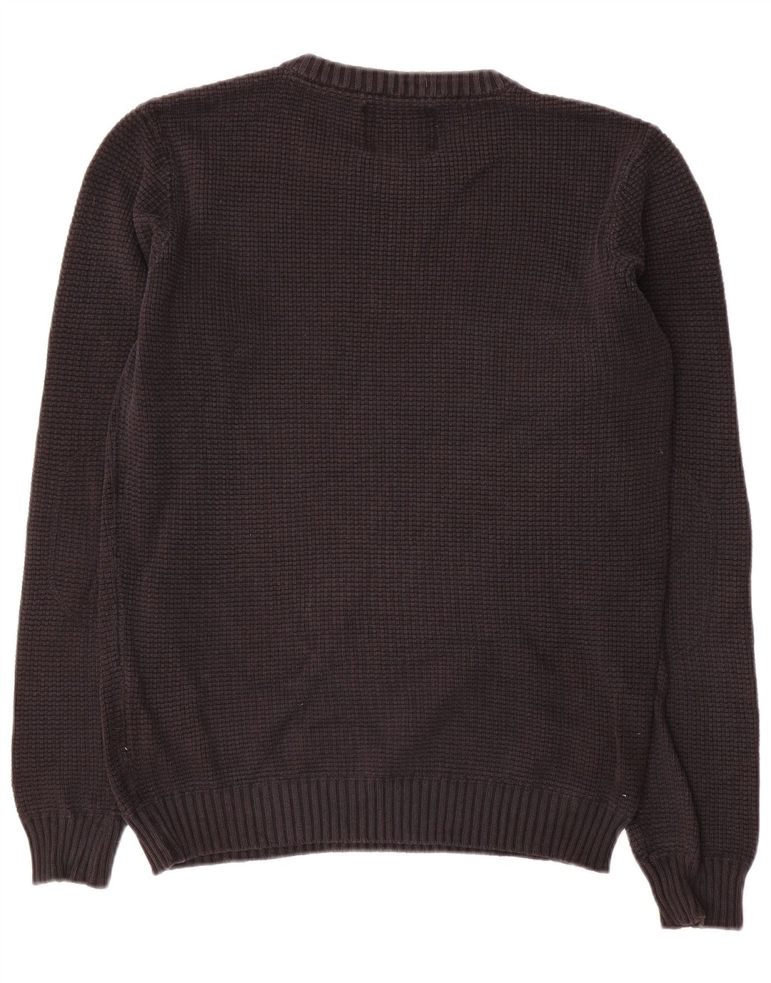 Jack & Jones Herren-Pullover mit Rundhalsausschnitt, Größe S, schwarze Baumwolle