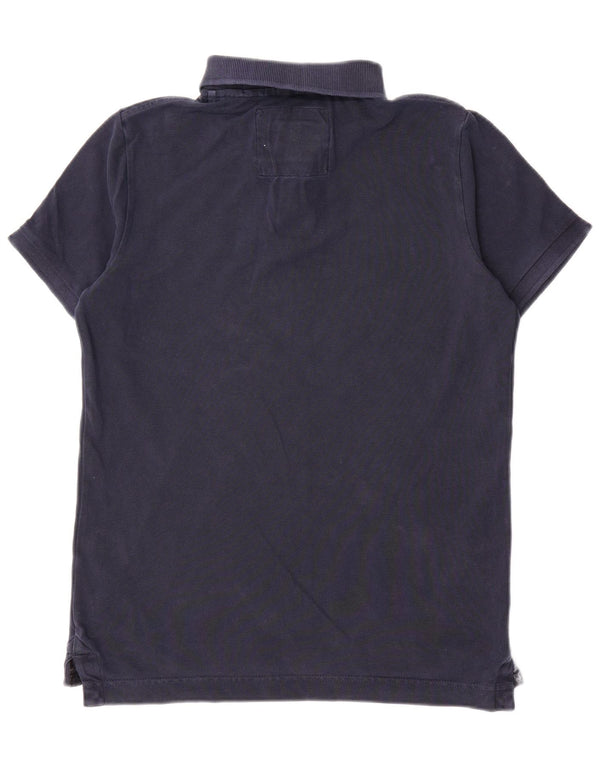 Superdry Herren-Poloshirt, große marineblaue Baumwolle