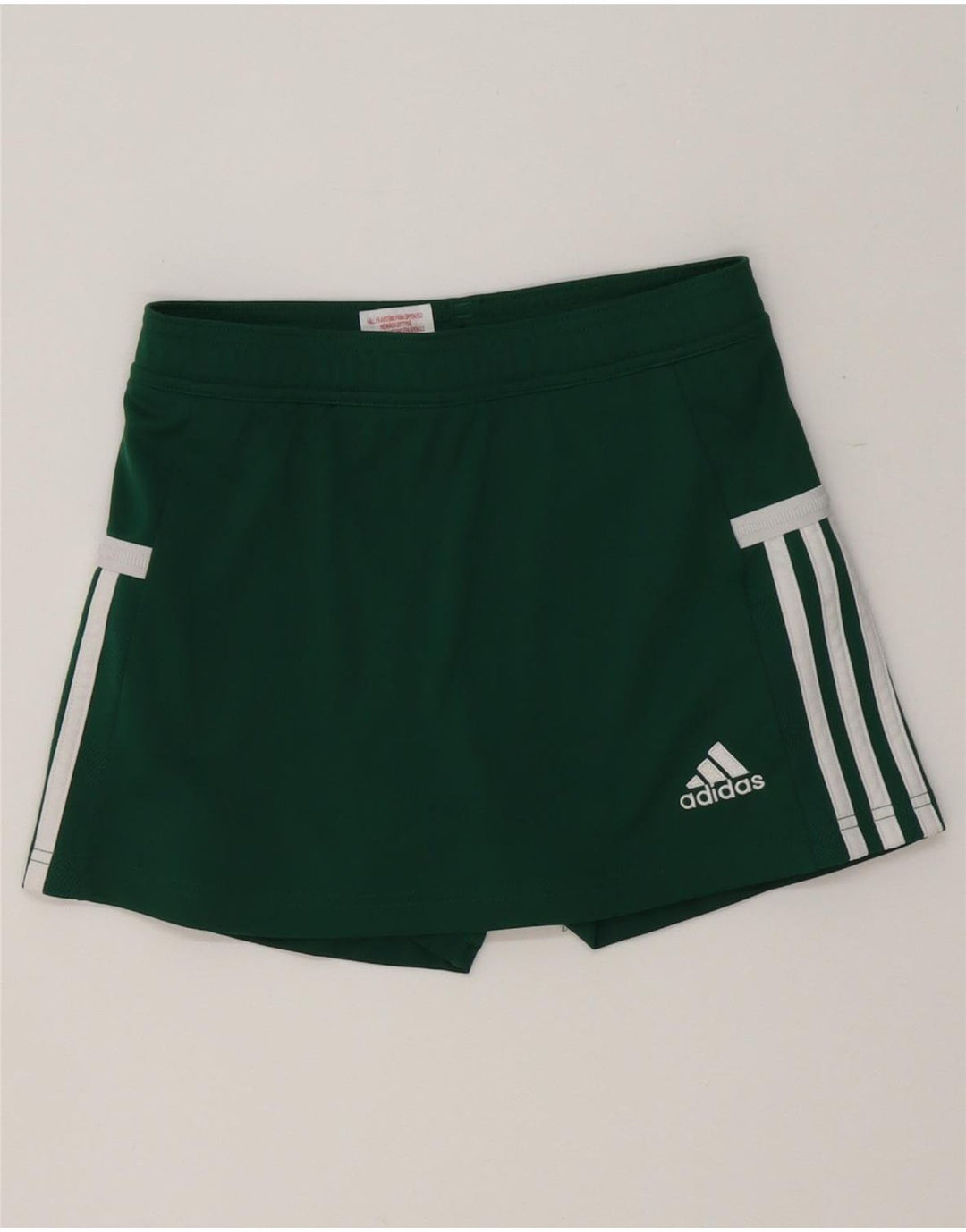 Adidas Mädchen Skort 11–12 Jahre, grünes Polyester