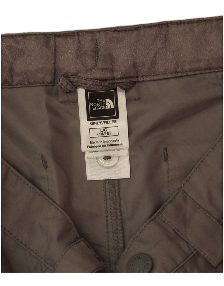 The North Face Mädchen-Cargo-Shorts, 14–15 Jahre, Größe L, W30, Grau, Polyester