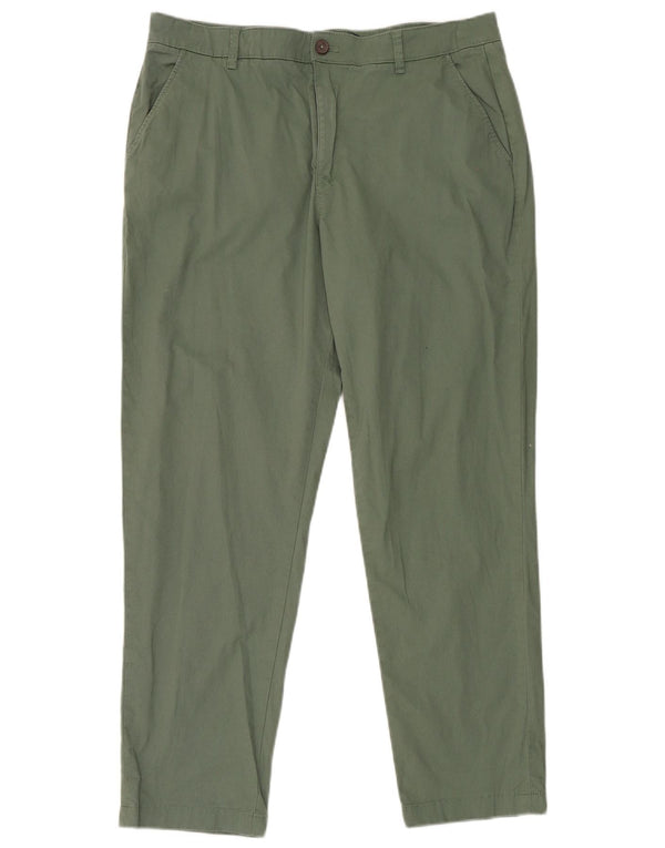 Crew Clothing Damen Tapered Chino Hose UK 16 Large W36 L30 Grün
