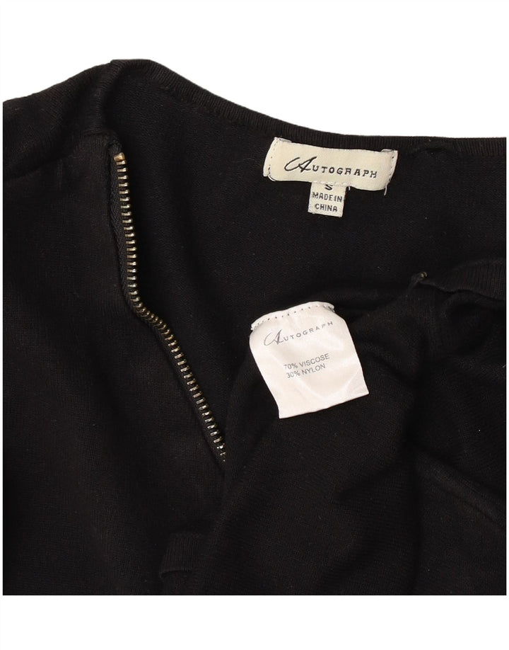 Marks & Spencer Damen Longline-Pullover mit Reißverschluss, Gr. 10, Größe S, Marineblau