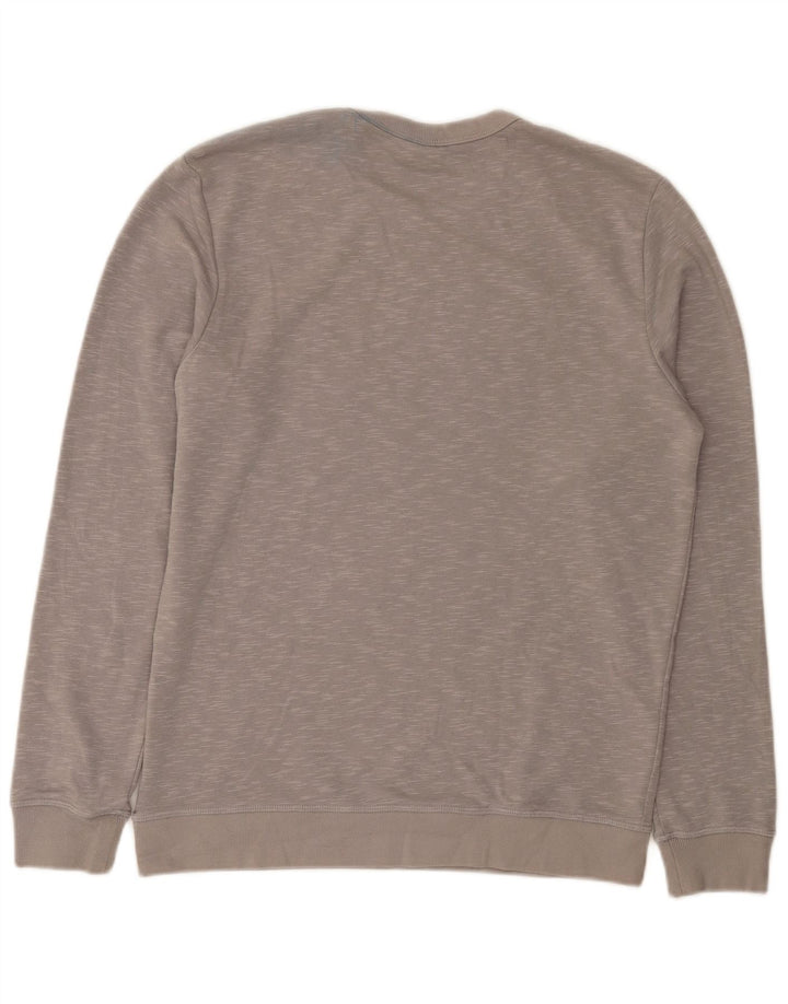 Jack & Jones Herren Grafik-Sweatshirt-Pullover Mittelgrau meliert