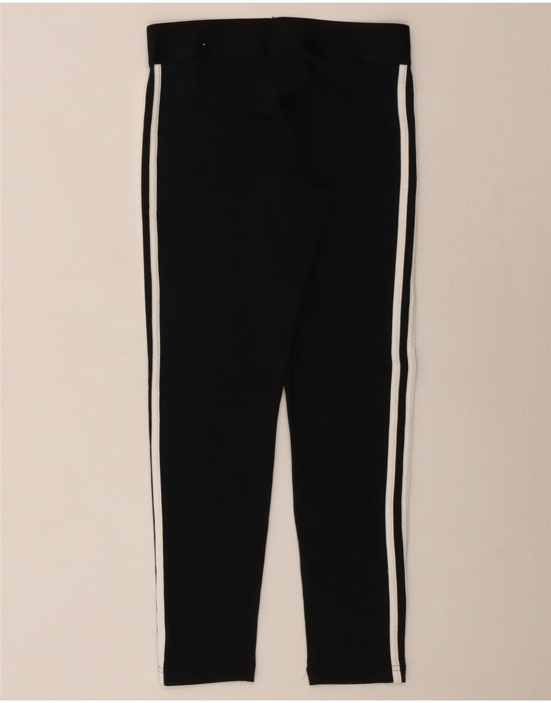 ADIDAS Damen Leggings UK 8/10 Small Schwarz