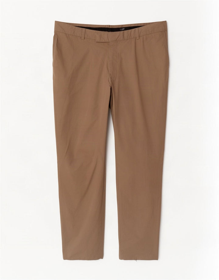 Hugo Boss Herren gerade Anzughose W36 L33 Beige
