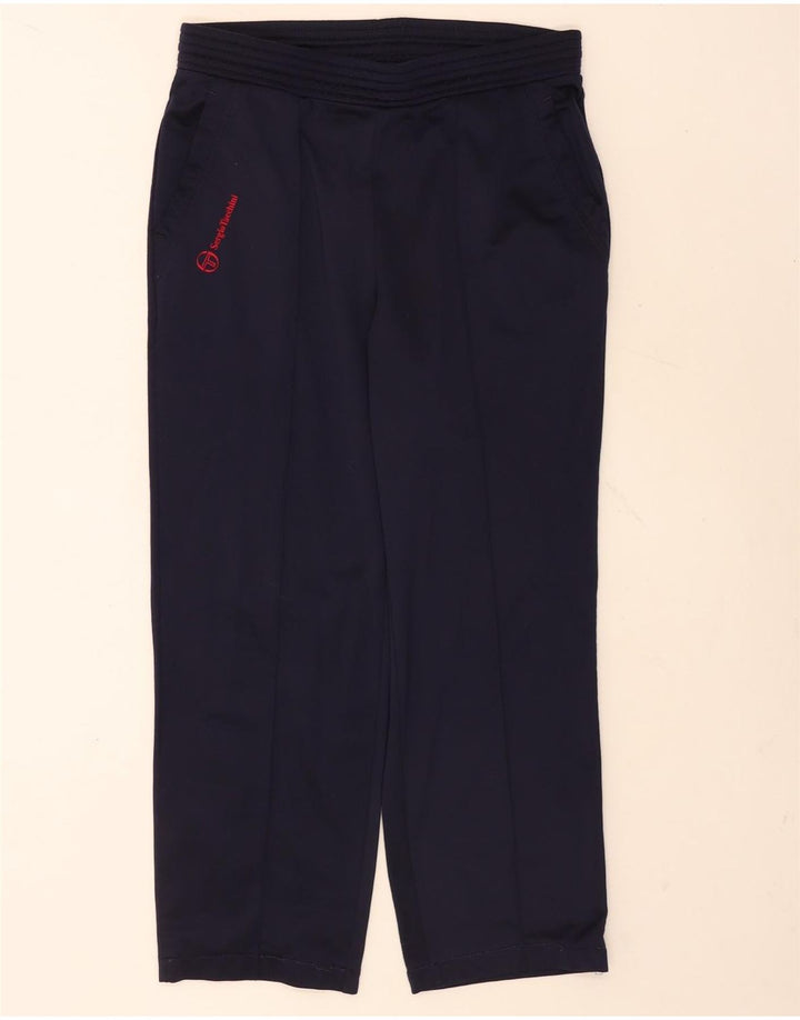 Sergio Tacchini Herren-Trainingsanzug, IT 46, Größe S, Marineblau, Farbblock