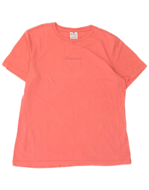Champion Damen Grafik-T-Shirt-Oberteil UK 18 XL Pink