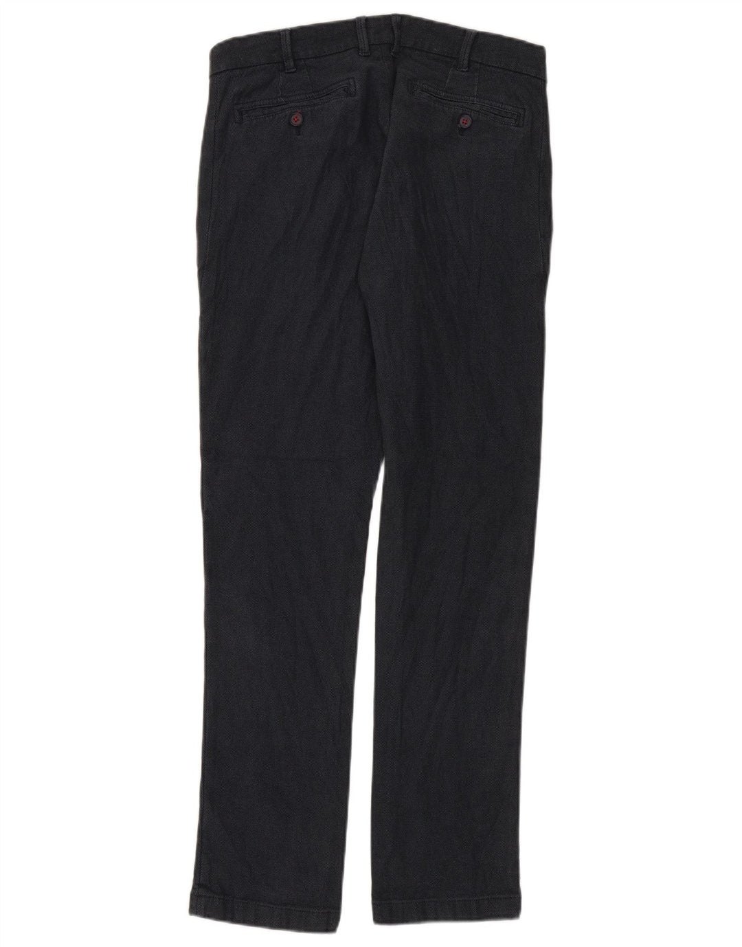 Dack's Slim Chino-Hose für Herren, Größe 48, Größe M, W32, L32, Schwarz, Baumwolle