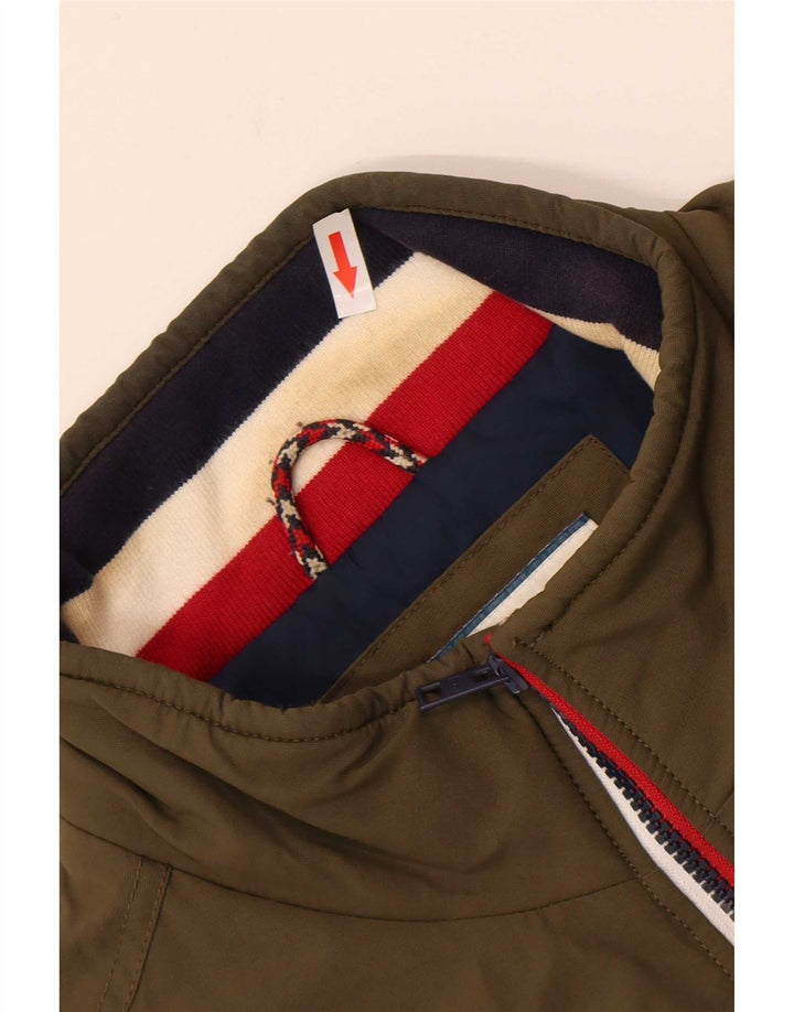 Tommy Hilfiger Herren Bomberjacke UK 42 XL Khaki Polyamid