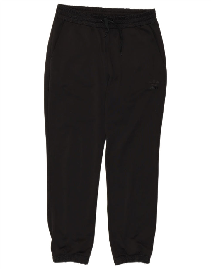Adidas Damen Trainingshose Jogger UK 14 Medium Schwarz Polyester