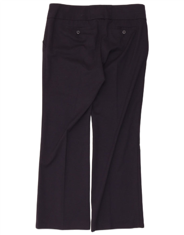 MONSOON Womens Standard Fit Casual Trousers UK 14 Large W36 L30 Navy Blue