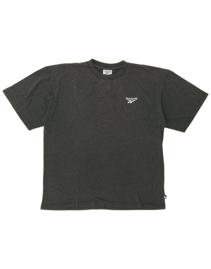 REEBOK Herren T-Shirt Top Small Grau Baumwolle