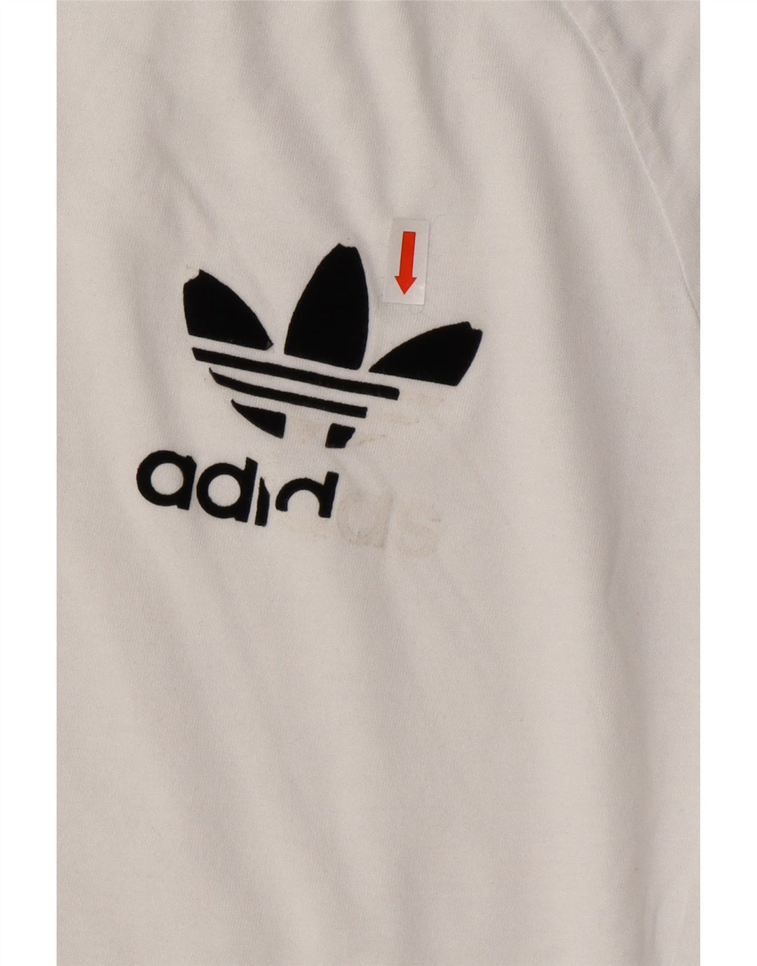 ADIDAS Womens T-Shirt Top UK 16 Large White Vintage Adidas and Second-Hand Adidas from Messina Hembry 