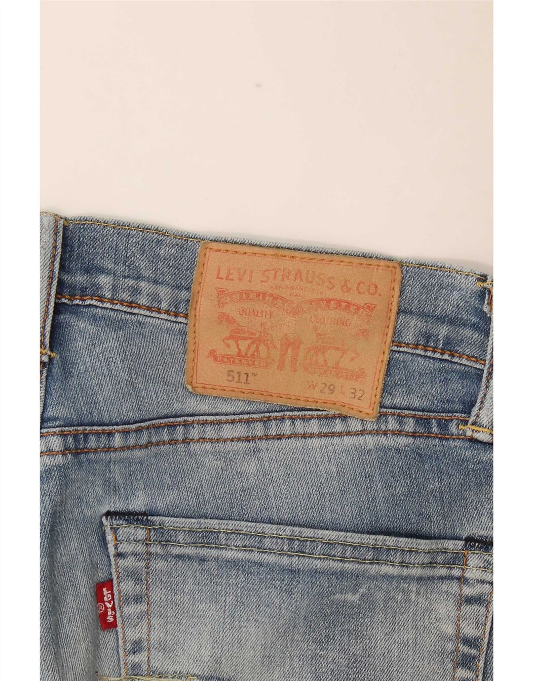 Levi's Herren 511 Slim Jeans W29 L32 Blaue Baumwolle