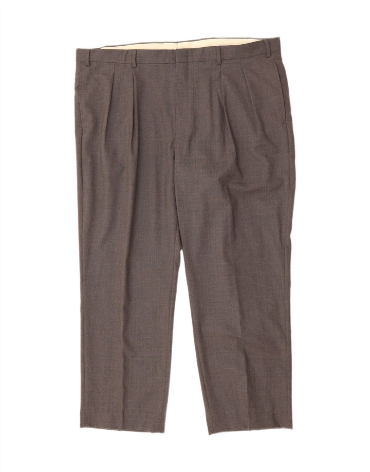 L.L.BEAN Mens Pegged Suit Trousers W42 L30 Grey Vintage L.L.Bean and Second-Hand L.L.Bean from Messina Hembry 
