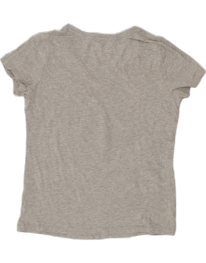 NAUTICA Womens Graphic T-Shirt Top UK 14 Medium Grey Cotton Vintage Nautica and Second-Hand Nautica from Messina Hembry 