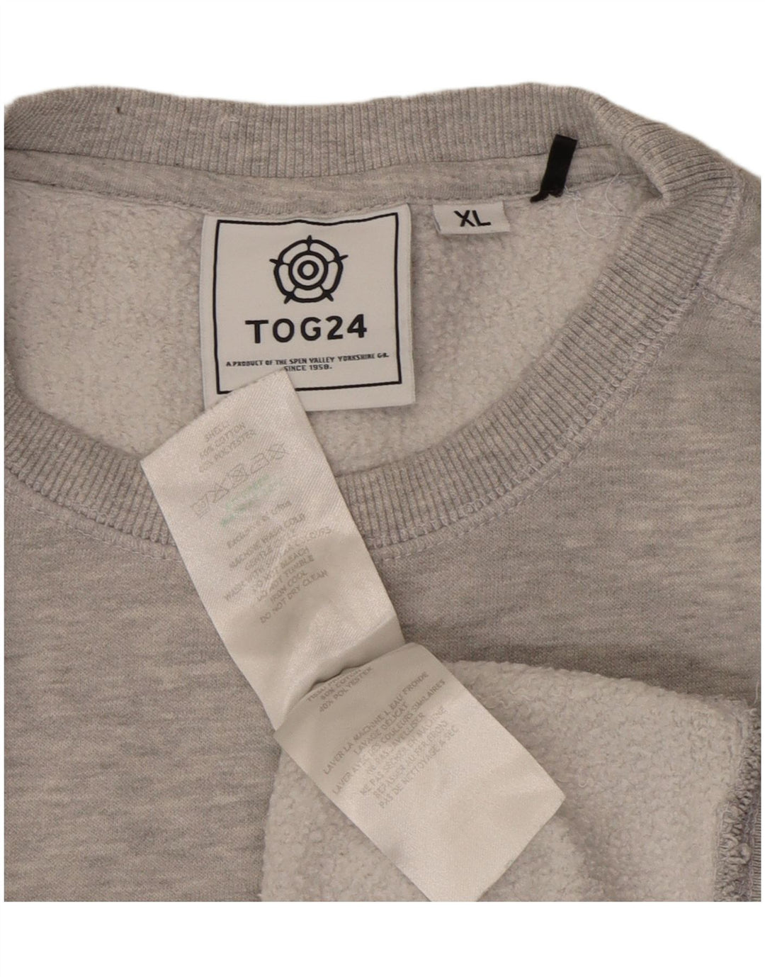 TOG 24 Herren Sweatshirt Pullover XL Grau Baumwolle
