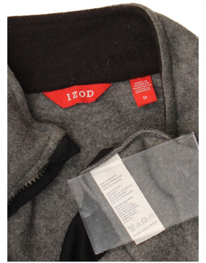 IZOD Herren-Fleeceweste UK 38 Mittelgraues Polyester