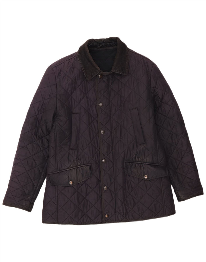 Barbour Herren Steppjacke UK 38 Mittel Marineblau