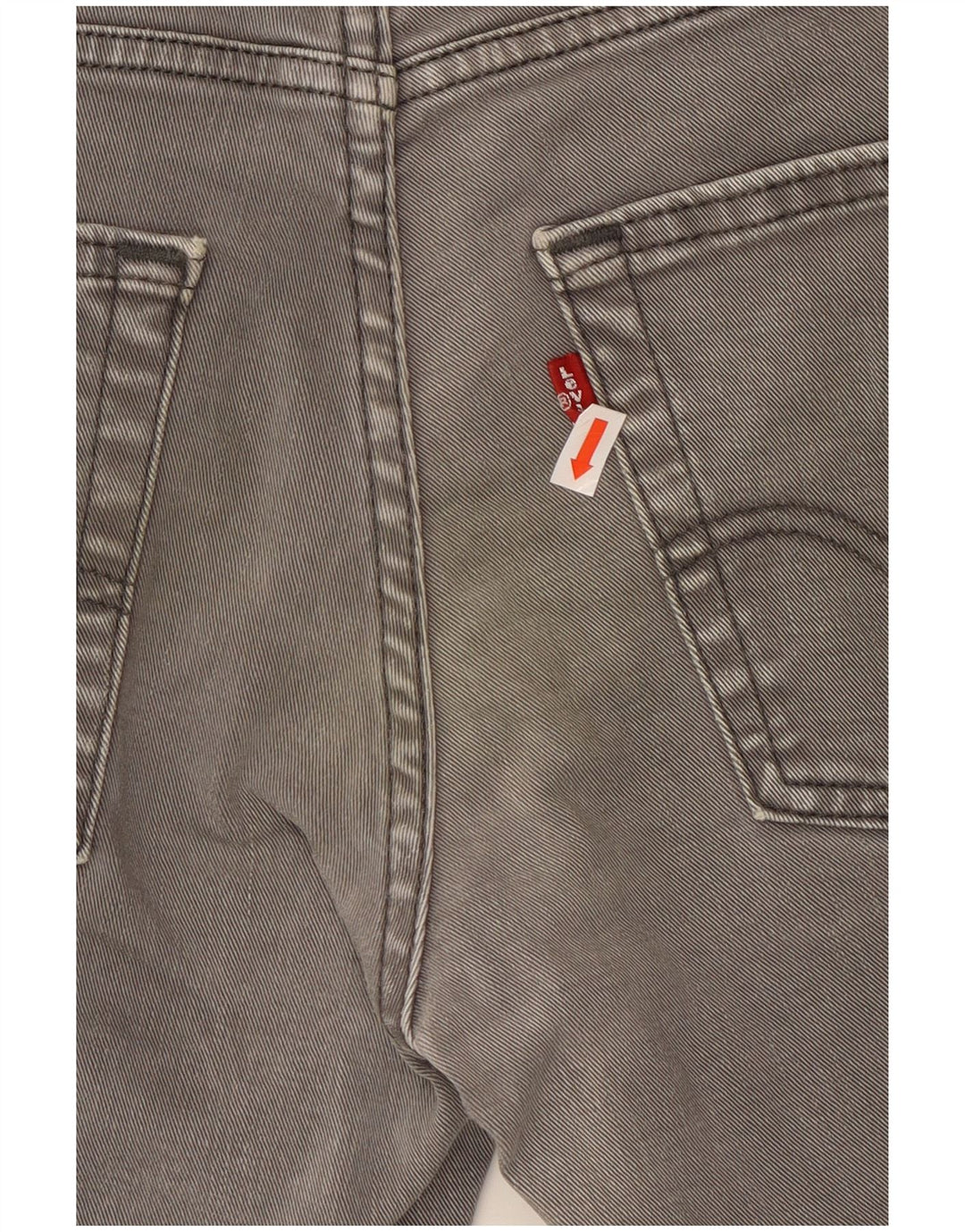 Levi's Damen 511 Slim Jeans W32 L28 Graue Baumwolle