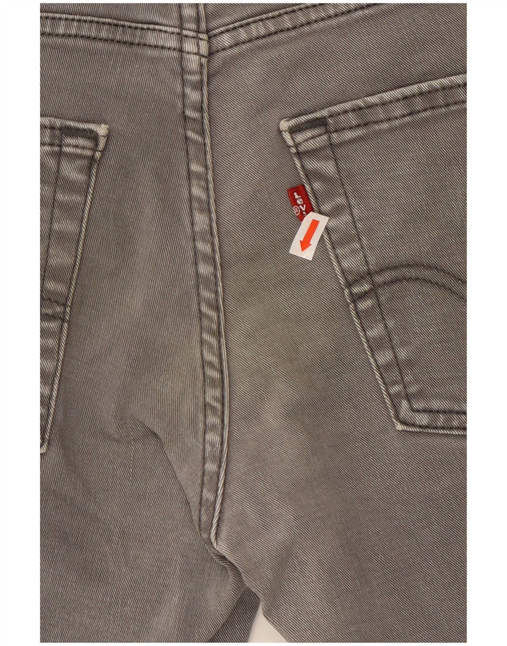Levi's Damen 511 Slim Jeans W32 L28 Graue Baumwolle