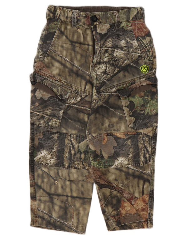 Game Winner Jungen-Cargohose, 4–5 Jahre, Größe S, W22, L18, Khaki-Tarnung